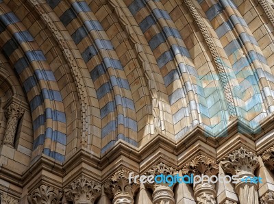 Exterior View Of The Natural History Museum In London Stock Photo