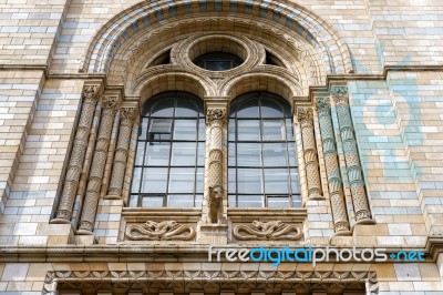 Exterior View Of The Natural History Museum In London Stock Photo