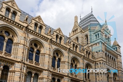 Exterior View Of The Natural History Museum In London Stock Photo