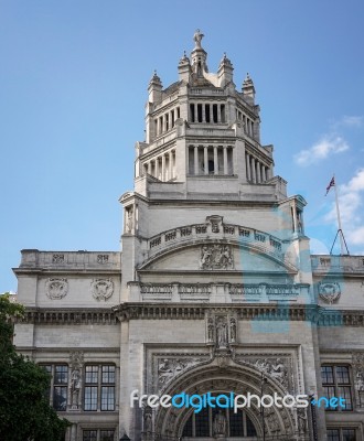 Exterior View Of The Victoria And Albert Museum In London Stock Photo