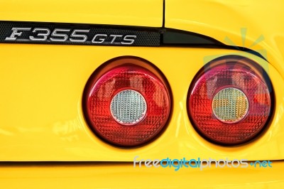 F355 Gts Rear Light Cluster Stock Photo