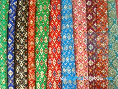 Fabric And Textiles Stock Photo