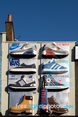 Facade Of A Shop At Camden Lock Stock Photo