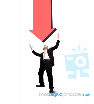 Fail Of Businessman Stock Photo