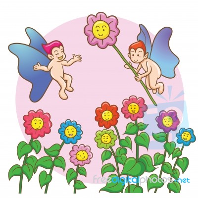 Fairy Love Stock Image