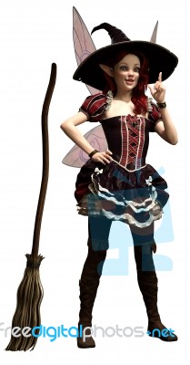 Fairy Witch Stock Image