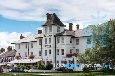 Falcon Hotel In Bude In Cornwall Stock Photo