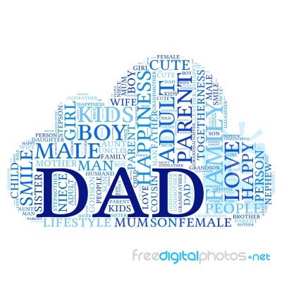 Family Info-text Graphics And Arrangement Concept (word Cloud) Stock Image