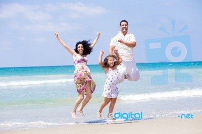 Family Vacation Stock Photo