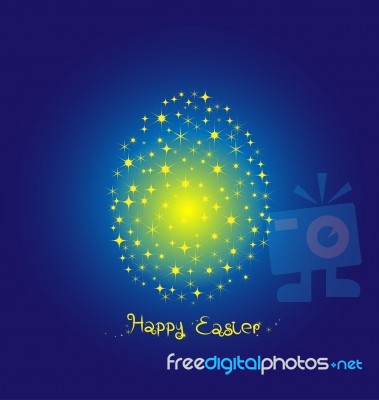 Fancy Egg Easter Stock Image