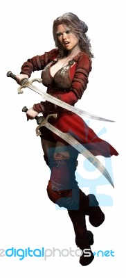 Fantasy Warrior Stock Image