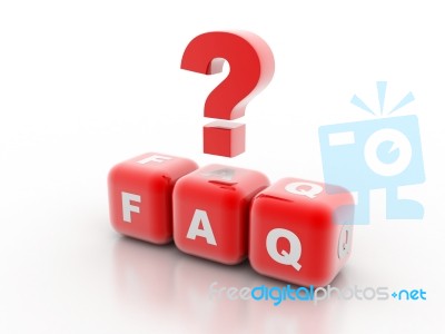 FAQ Stock Image