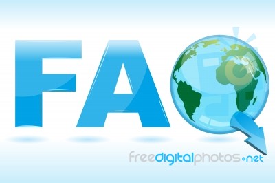 Faq Icon Stock Image