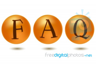 Faq Icon Stock Image