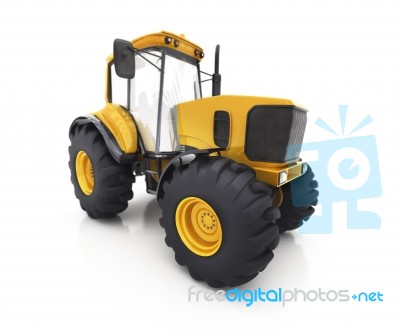 Farm Tractor Stock Image