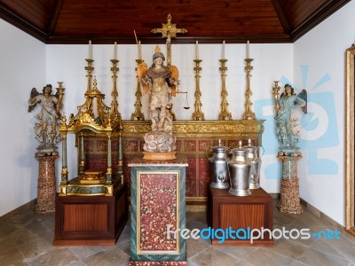 Faro, Southern Algarve/portugal - March 7 : Interior View Of The… Stock Photo