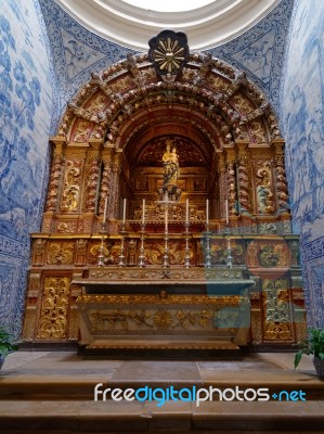 Faro, Southern Algarve/portugal - March 7 : Interior View Of The… Stock Photo