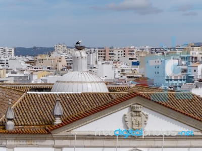 Faro, Southern Algarve/portugal - March 7 : View From The Cathed… Stock Photo