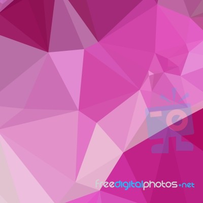 Fashion Fuchsia Pink Abstract Low Polygon Background Stock Image