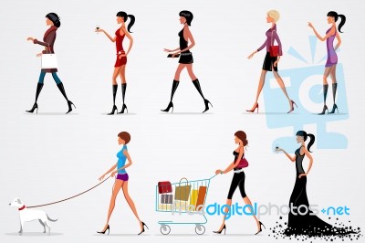 Fashion Ladies Stock Image