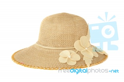 Fashioned Ladies Hat Stock Photo