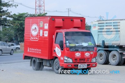 Fast Delivery Truck Stock Photo