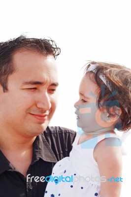 Father And Daughter Stock Photo