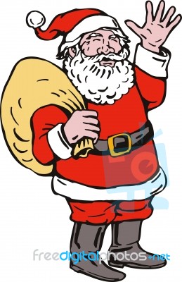 Father Christmas Santa Claus Stock Image