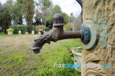 Faucet Stock Photo