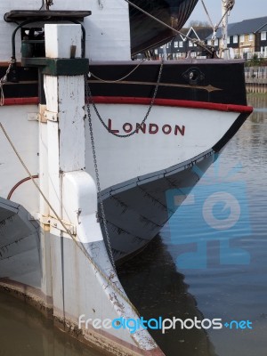 Faversham, Kent/uk - March 29 : Close Up View Of The Cambria Res… Stock Photo