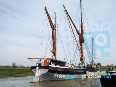 Faversham, Kent/uk - March 29 : Close Up View Of The Cambria Res… Stock Photo