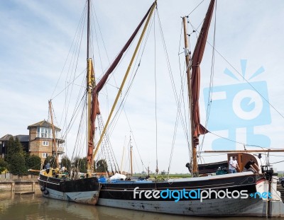 Faversham, Kent/uk - March 29 : Close Up View Of The Cambria Res… Stock Photo