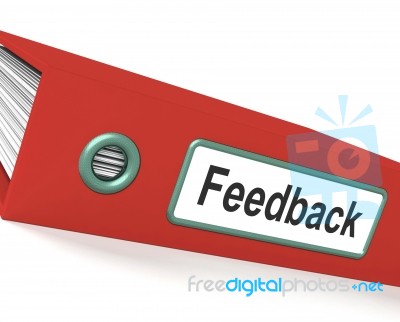 Feedback File Stock Image