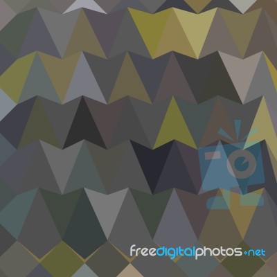 Feldgrau Gray Abstract Low Polygon Background Stock Image