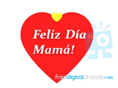 Feliz Dia De La Madre Stock Image