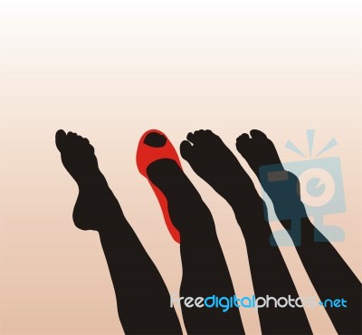 Female Feet Stock Image