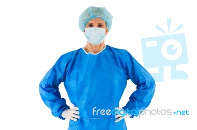 Female Surgeon Stock Photo