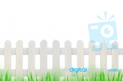 Fence And Grass Stock Image