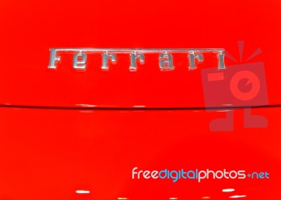 Ferrari Logo Stock Photo