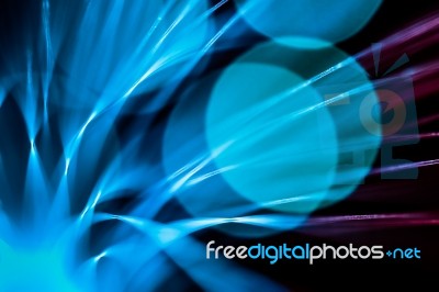 Fibre Optic Abstract Stock Photo