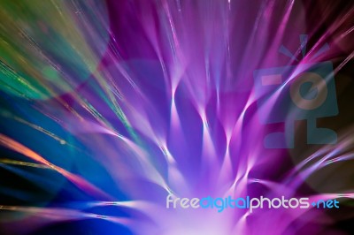 Fibre Optic Abstract Stock Photo