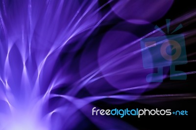 Fibre Optic Abstract Stock Photo