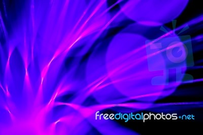 Fibre Optic Abstract Stock Photo