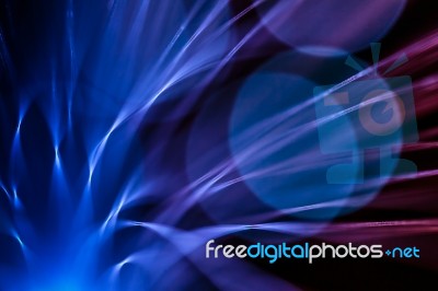 Fibre Optic Abstract Stock Photo