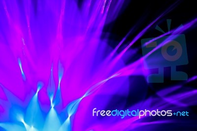 Fibre Optic Abstract Stock Photo