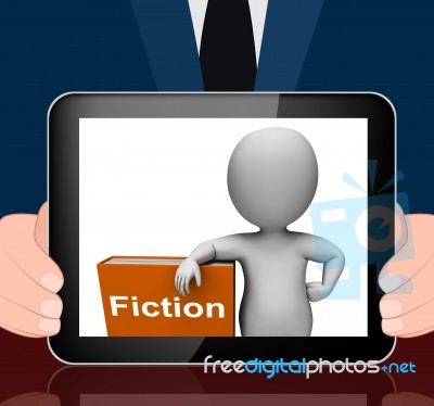 Fiction Book And Character Displays Books With Imaginary Stories… Stock Image