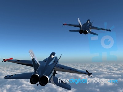 Fighter Aircraft Stock Image