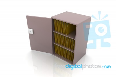 File Cabinet Stock Photo