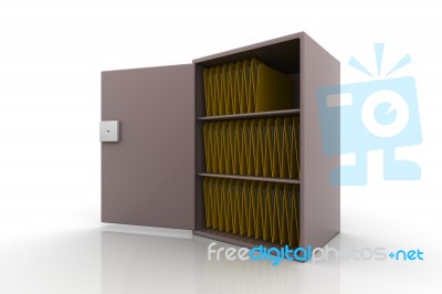 File Cabinet Stock Photo