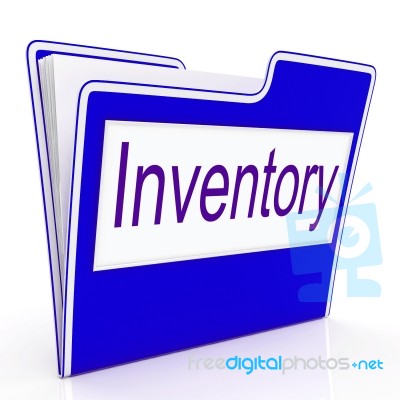 File Inventory Indicates Files Organized And Organize Stock Image